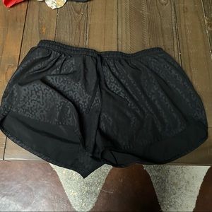 Old Navy active Black Cheetah Athletic shorts size M
